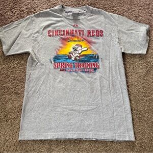 Cincinnati Reds 2009 Spring Training T Shirt Majestic Men Size Large